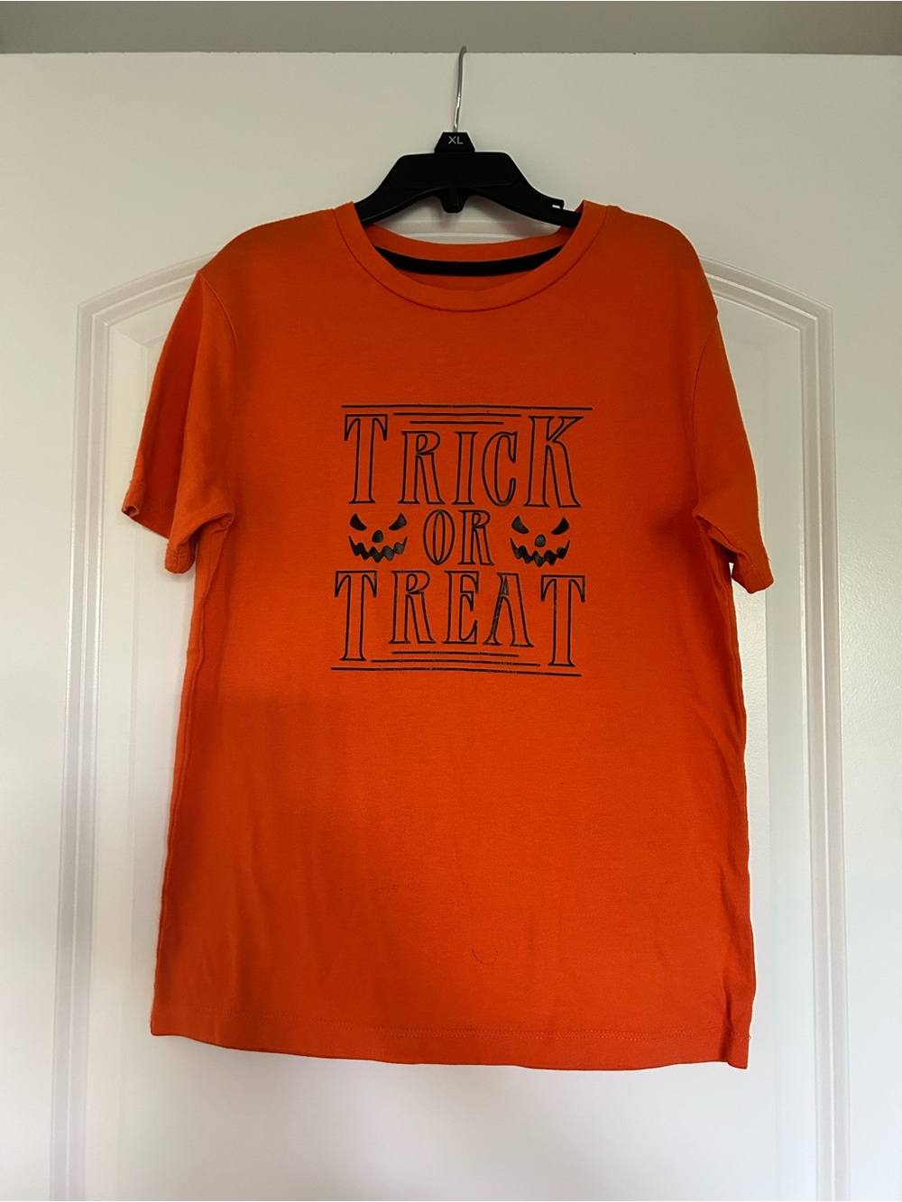 Kids Orange "Trick or Treat" Halloween T-Shirt